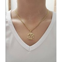 Gold Puerto Rico Necklace, Nuyorican New York Yankees Will Not Tarnish, 14K Over Stainless Steel, Unisex | Etsy (US)