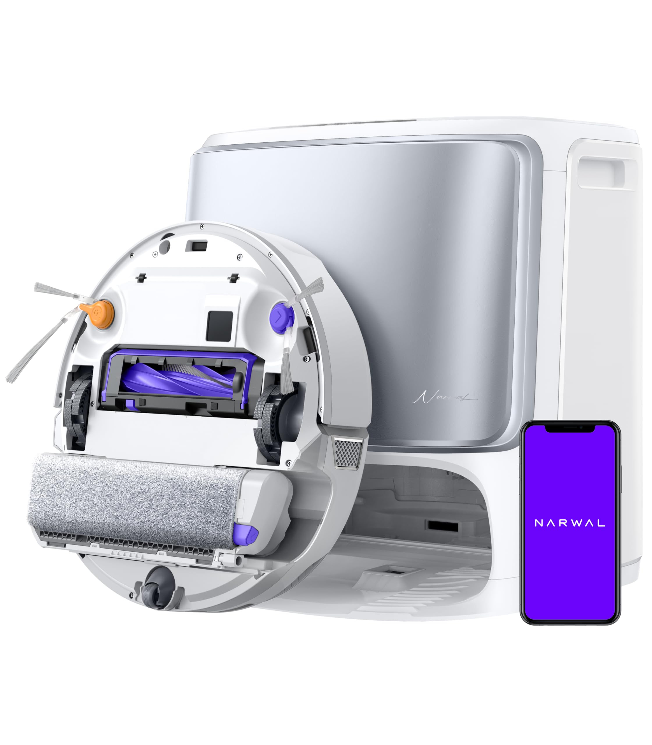 NARWAL Flow Robot Vacuum and Mop Combo, FlowWash Real-Time Self-Cleaning Track Mop, 22,000 Pa Suc... | Amazon (US)