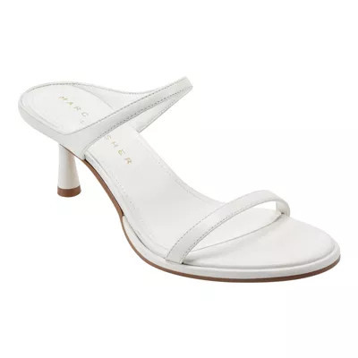 Marc Fisher LTD Women's Alonde Slip-on Open-toe Dress Sandals, Ivory, 6M | Belk