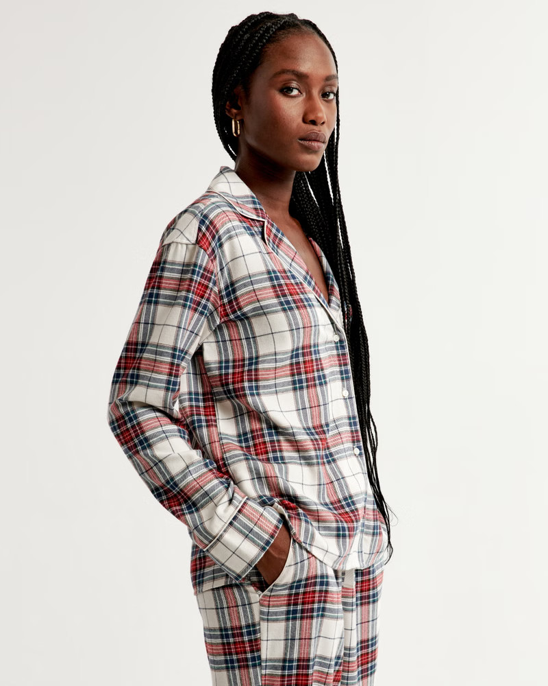 Women's Flannel Sleep Shirt | Women's Intimates & Sleepwear | Abercrombie.com | Abercrombie & Fitch (US)