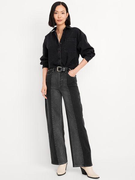 Extra High-Waisted Wide-Leg Jeans | Old Navy (US)