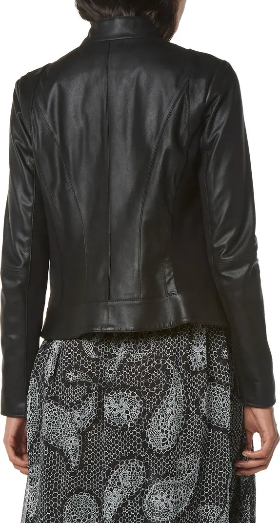 Andrew Marc Asymmetric Leather Moto Jacket | Nordstrom | Nordstrom