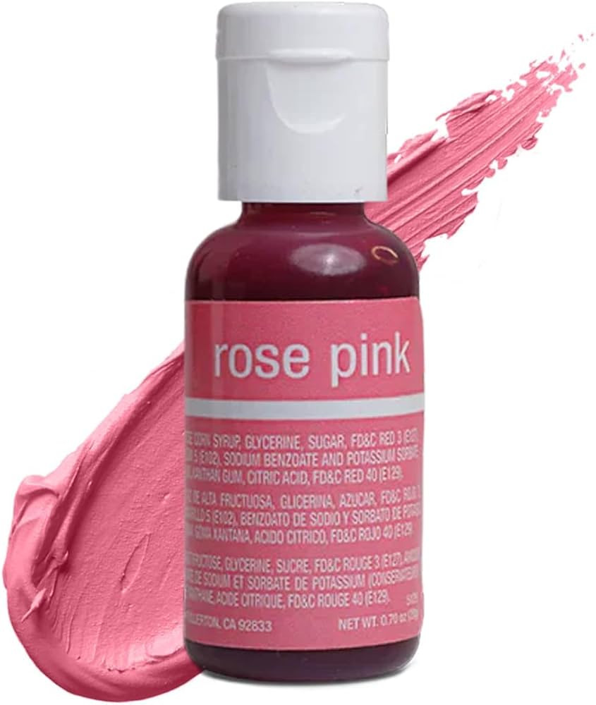 Chefmaster Rose Pink Liqua-Gel® Food Coloring | Vibrant Color | Professional-Grade Dye for Icing... | Amazon (US)