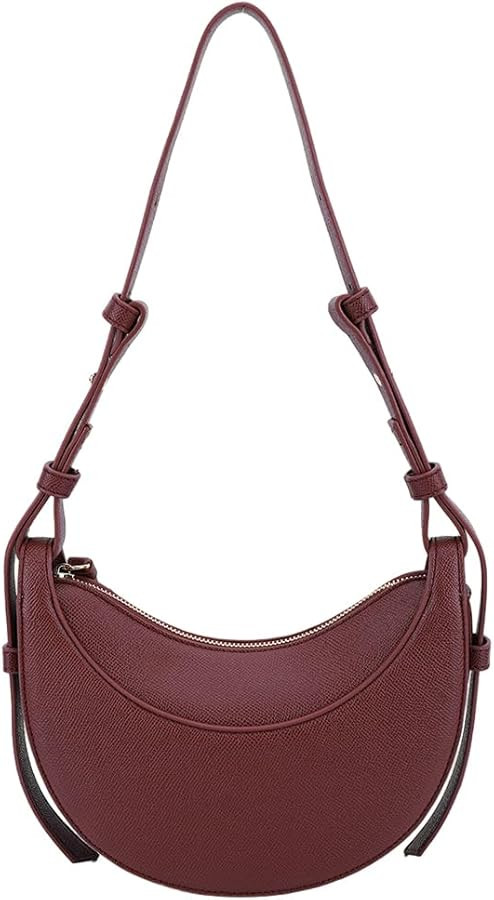 Saddle Bag for Women Shoulder Bag Crescent Purse Trendy Crossbody Bag Hobo Handbag | Amazon (US)