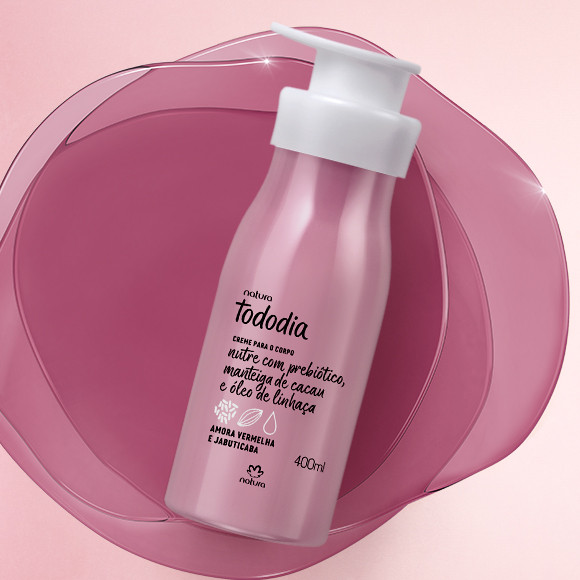 Creme Desodorante Nutritivo para o Corpo Tododia Amora Vermelha e Jabuticaba | Natura BR
