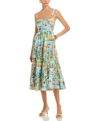 Sleeveless Vacation Scene Midi Dress - Exclusive | Bloomingdale's (US)