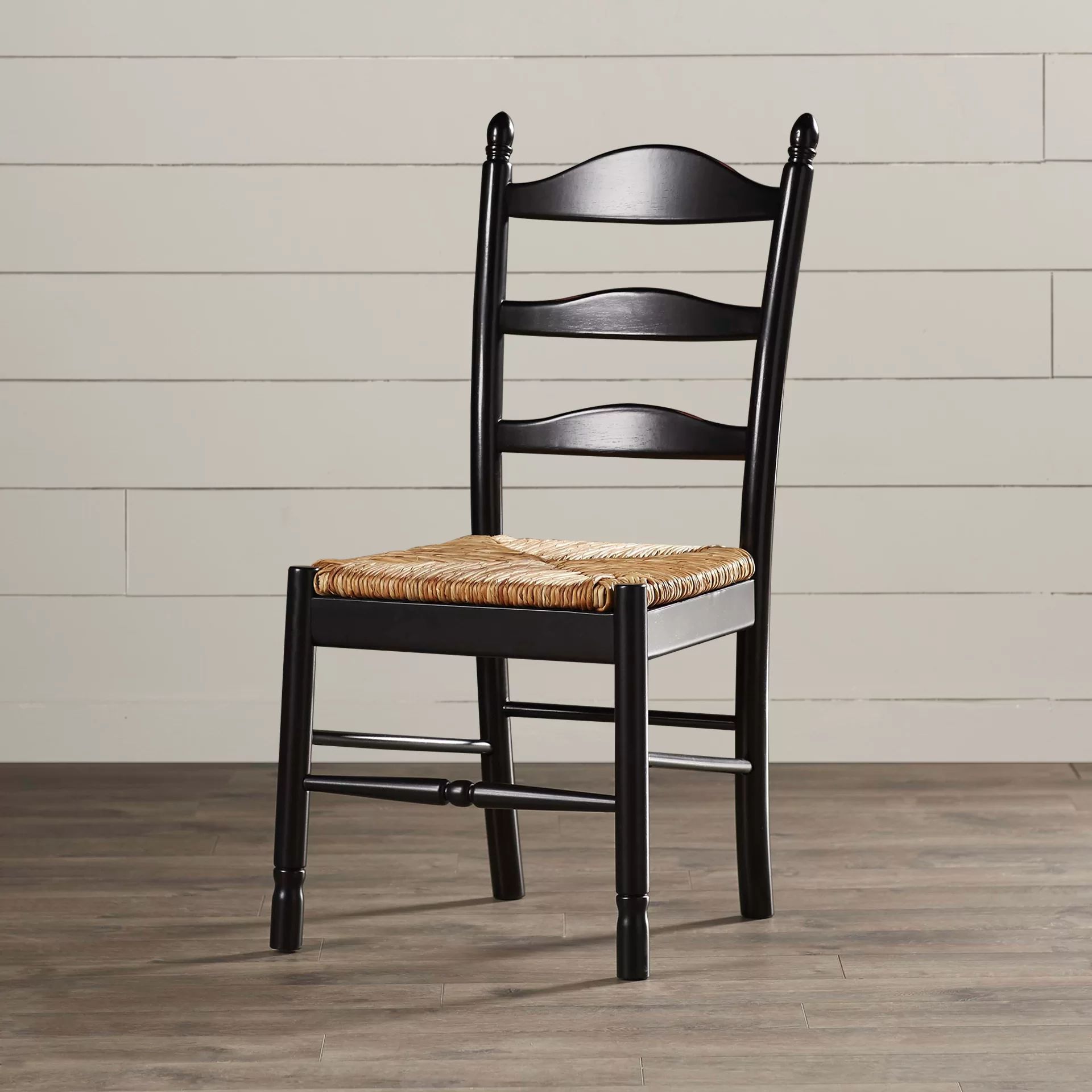 Chiem Solid Wood Ladder Back Side Chair | Wayfair North America