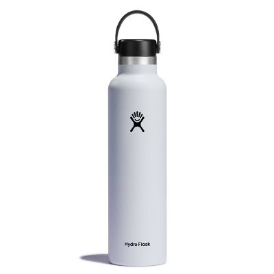 Hydro Flask 24oz Standard Mouth Bottle - White: Double-Wall, BPA-Free, Leakproof | Target