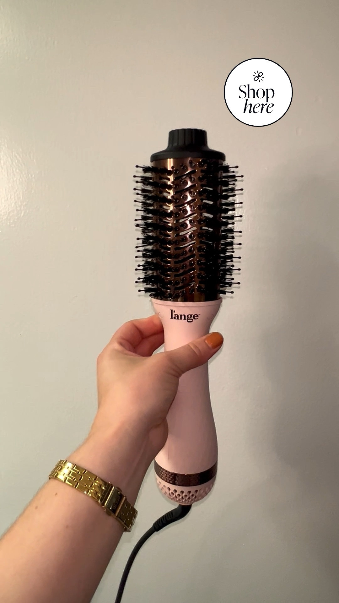 L'ANGE HAIR Le Volume 2-in-1 Titanium Blow Dryer Brush | Hot Air Brush for Hair Drying & Styling | Ionic Oval Barrel for Smooth, Frizz-Free Volume | (Blush – 75mm)

#LTKHome #LTKU #LTKStyleTip