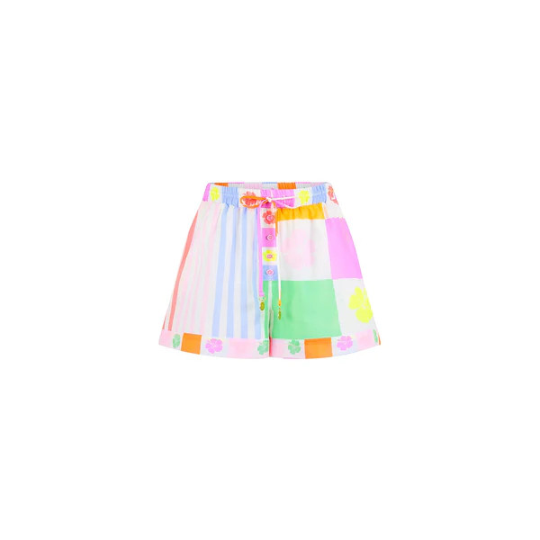 Draw String Shorts - Hibiscus Rainbow | Kulani Kinis ANZ