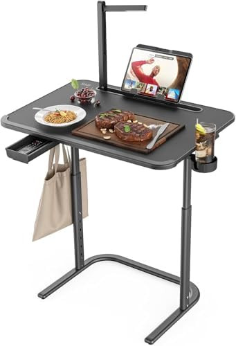 SAIJI XXL Extra Large TV Tray Table，Height & Tilt Adjustable Heavy Duty TV Trays for Eating, Wo... | Amazon (US)