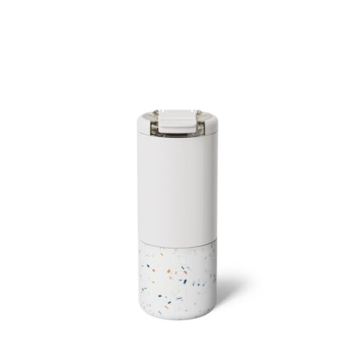 BrüMate Strova 18oz 100% Leakproof Insulated Coffee Mug | Ceramic-Lined Interior | Built-In Silicone Sleeve for Travel | Locking Flip Lid (Terrazzo) | Amazon (US)