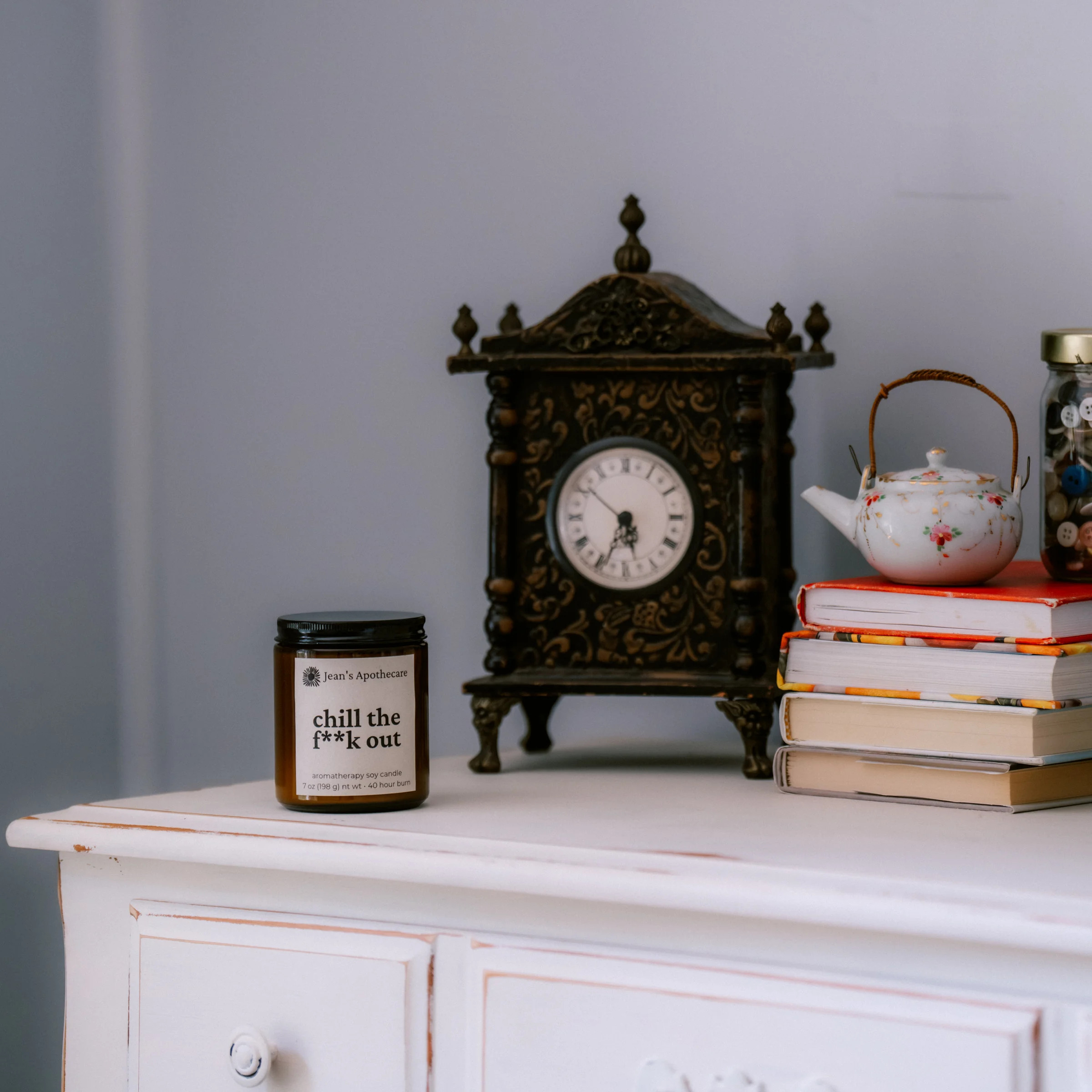 Chill the F**K Out Aromatherapy Soy Candle | Jean’s Apothecare