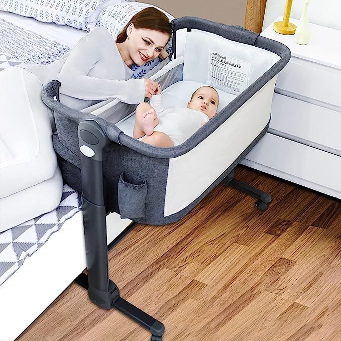 LuckyDove Baby Bassinet,Bedside Sleeper for Baby,Baby Bedside Crib for New Born,Easy Folding Port... | Amazon (US)