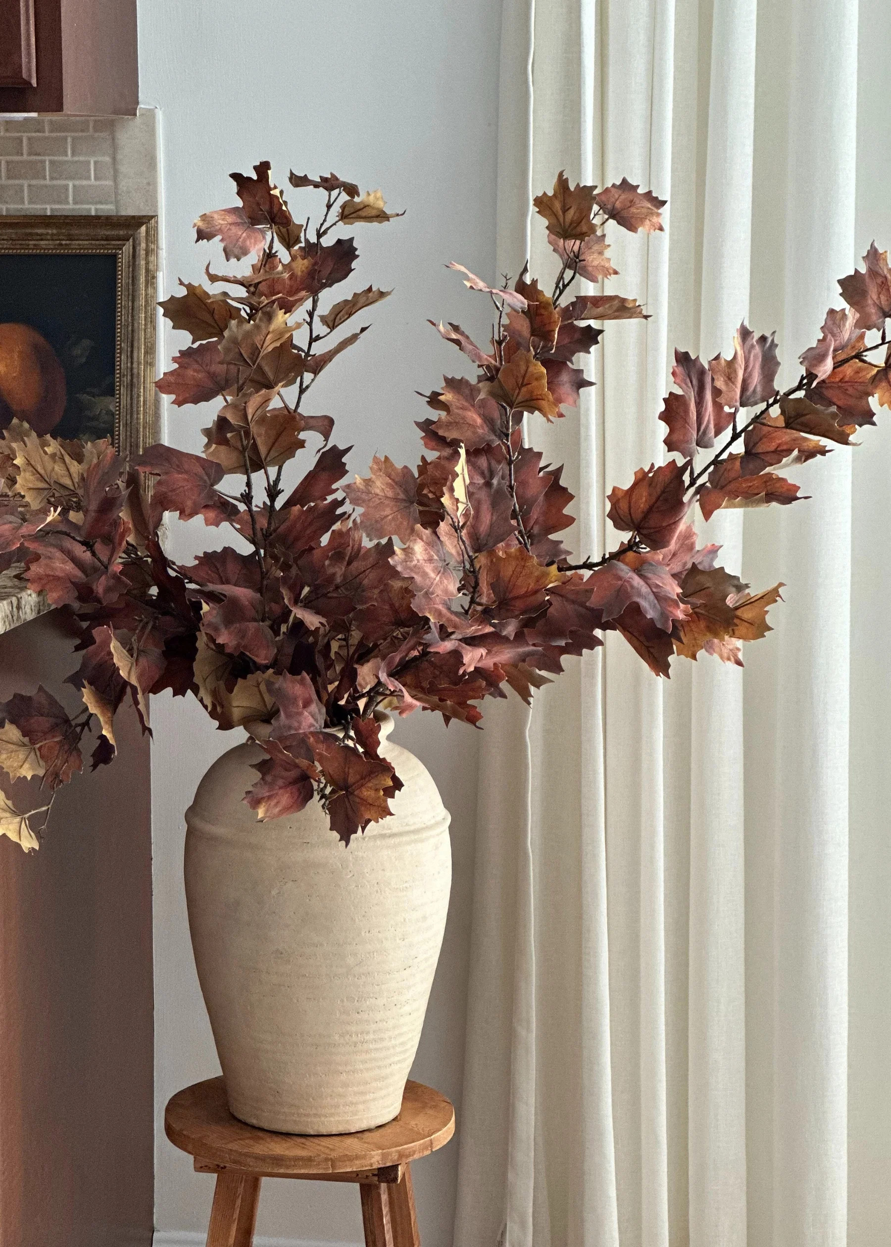 Maple Leaf Branch in Nutmeg | Tall Faux Fall Branches | Afloral | Afloral