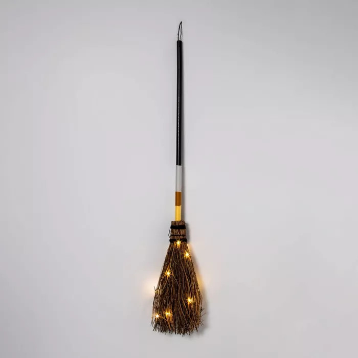 Harvest Broom with LED Lights Decorative Prop - Hyde & EEK! Boutique™ | Target