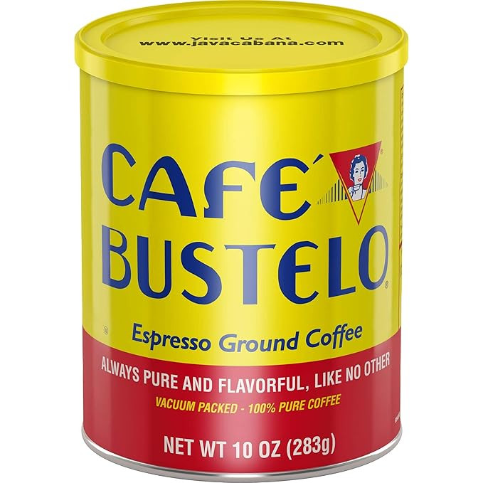 Café Bustelo Espresso Dark Roast Ground Coffee, 10 Ounces | Amazon (US)
