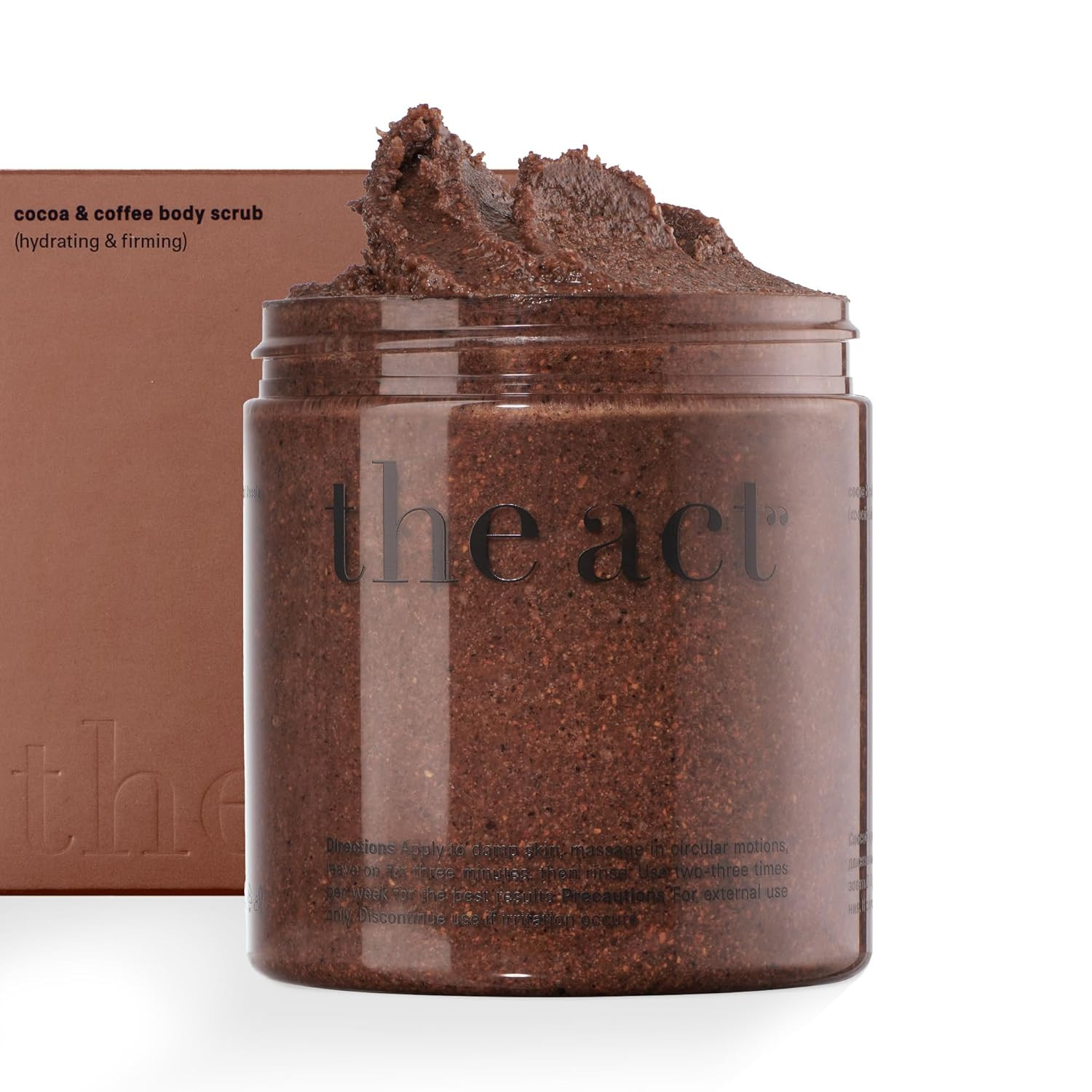 THE ACT Coffee Body Scrub with Salt & Cocoa – Exfoliating Scrub for Cellulite, Stretch Marks, I... | Amazon (US)
