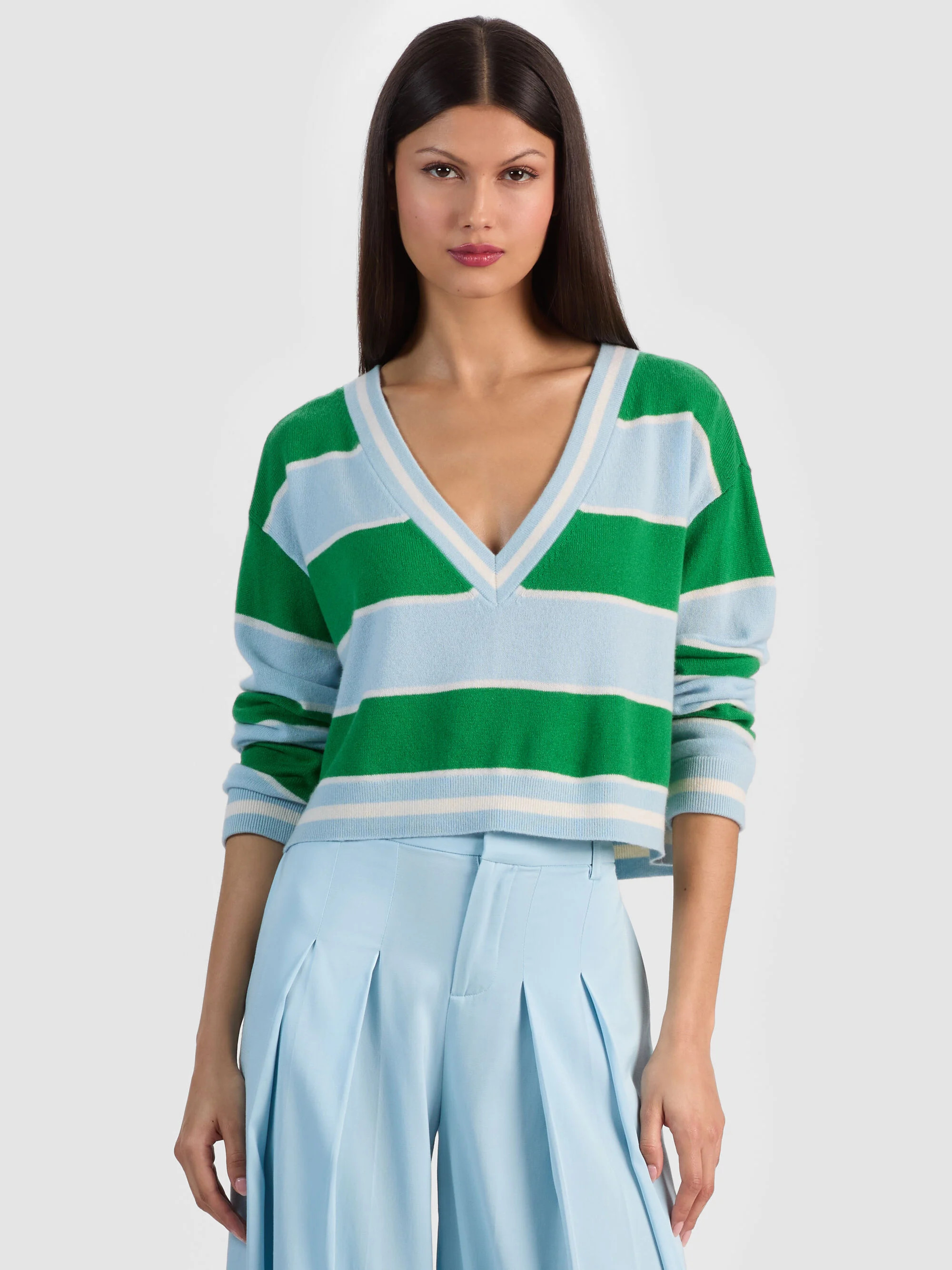 AYDEN CASHMERE PULLOVER | Alice + Olivia