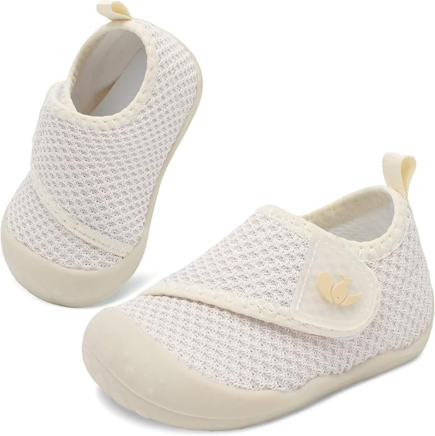 FEETCITY Baby First Walking Shoes Wide Baby Shoes Infant Sneakers Newborn Crib Shoe Barefoot Ligh... | Amazon (US)
