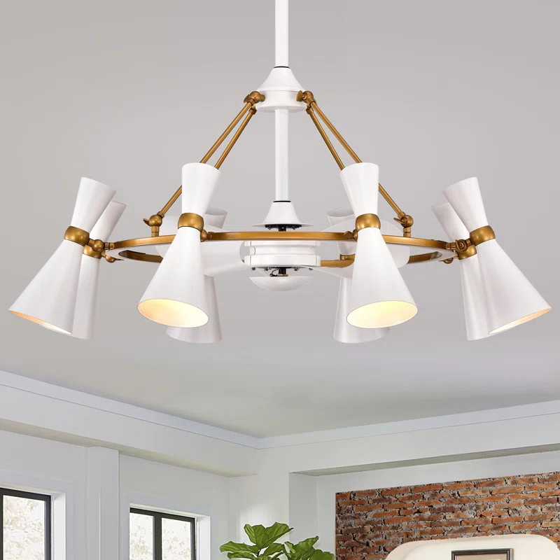 42" Simmonds 3 - Blade Ceiling Fan with Remote Control and Light Kit Included | Wayfair North America