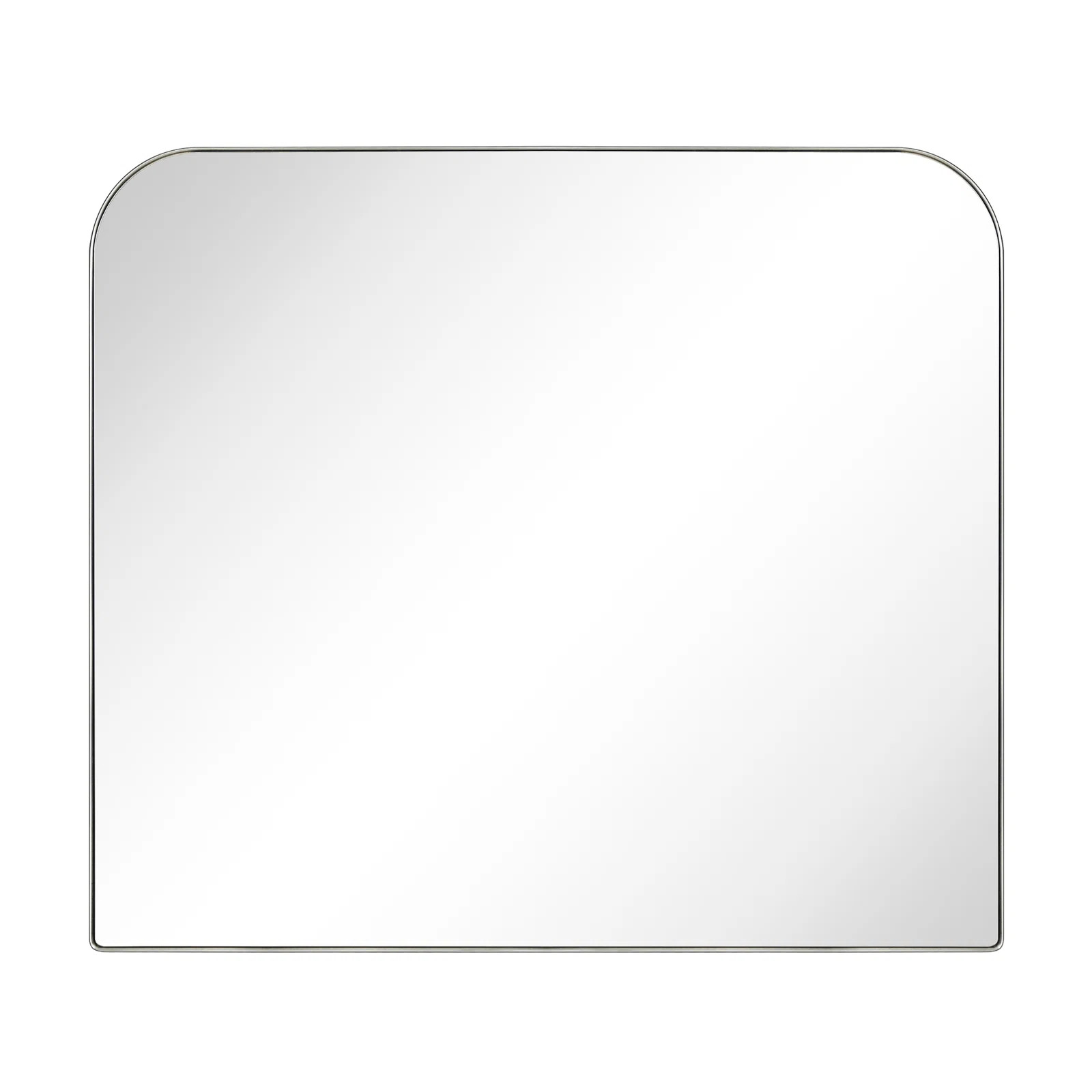 Bhargava Large Mantel Mirror Arched Rounded Corner Wall Mirror For Bathroom, Living Room | Wayfair North America