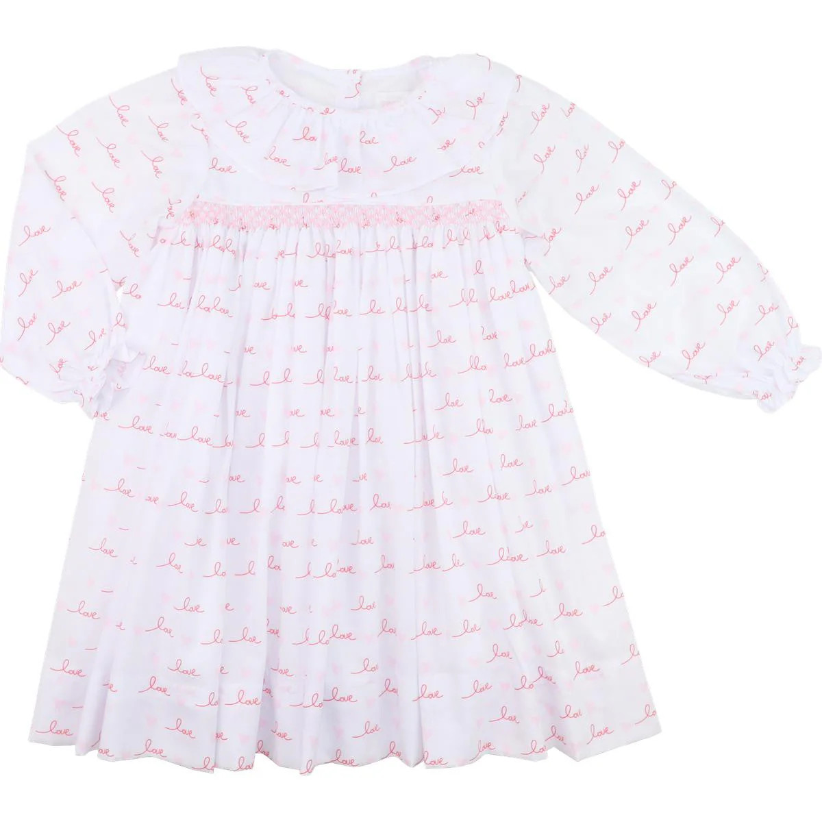 Smocked Love And Hearts Dress | Cecil and Lou