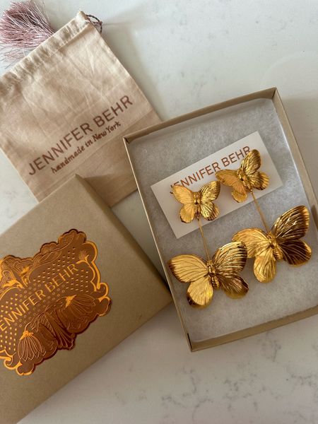 New butterfly earrings from Jennifer Behr

#LTKMidsize #LTKStyleTip #LTKParties