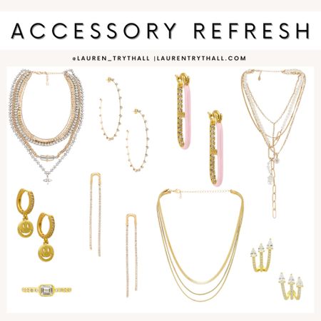 accessory refresh, jewelry finds, gold jewelry, necklaces, earrings

#LTKstyletip #LTKSeasonal #LTKunder100