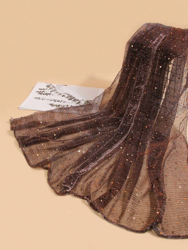 1pc Ladies Bandana Lightweight & Shiny Solid Color Silk Scarf Headwrap Headband Decorative Scarf ... | SHEIN