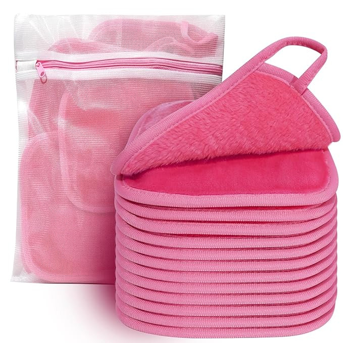 KODAMO Makeup Remover Cloth, Reusable Makeup Remover Pads Washable Travel Bag, Microfiber Makeup ... | Amazon (US)