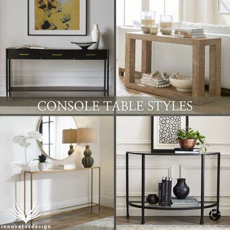 Console tables are ideal for using in entryways, hallways, bedrooms and living rooms! Use a narrow one for particularly small spaces. Will you choose a wooden one, or one with storage drawers? There are lots of options on the market these days - here are some of our favourites!

#LTKHome #LTKSeasonal #LTKFamily