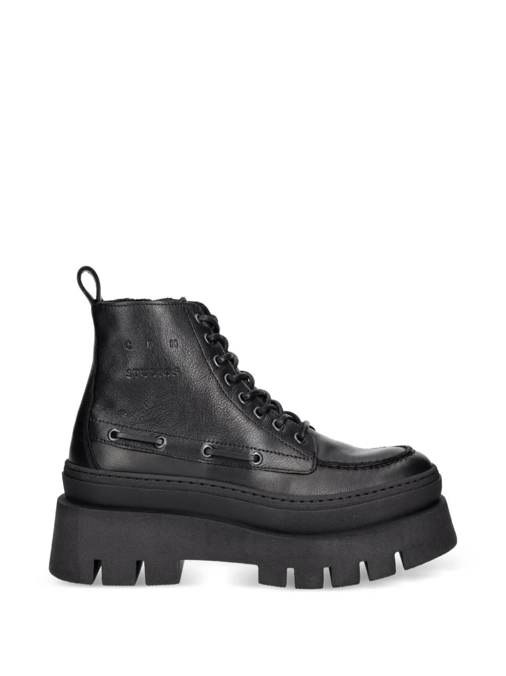 Copenhagen CPH697 lace-up platform boots - Black | Farfetch Global
