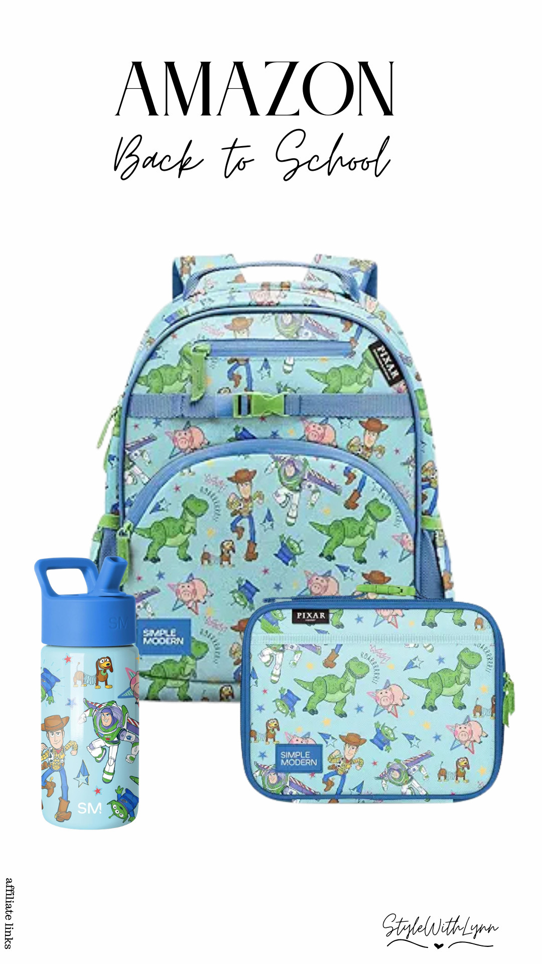 ✨ Head back to school with a little Pixar magic! 🤠🚀🦖 This Toy Story backpack, lunch box, and matching water bottle set is as cute as it is practical for the new school year. Perfect for little Disney and Pixar fans who want to take Woody, Buzz, Rex, and the whole gang on every adventure. 

Whether you're shopping for kindergarten, elementary school, or just love adorable Disney finds, this set is a must-have. 

#AmazonFinds #BackToSchool #BackToSchoolShopping #ToyStory #DisneyKids #Pixar #SchoolEssentials #DisneyMom #AmazonFavorites #LunchBox #KidsBackpack #WaterBottle #DisneyStyle #ToyStoryFans #ElementarySchool #Kindergarten #SchoolSupplies #AmazonMustHaves

#LTKmomlife #LTKKids
