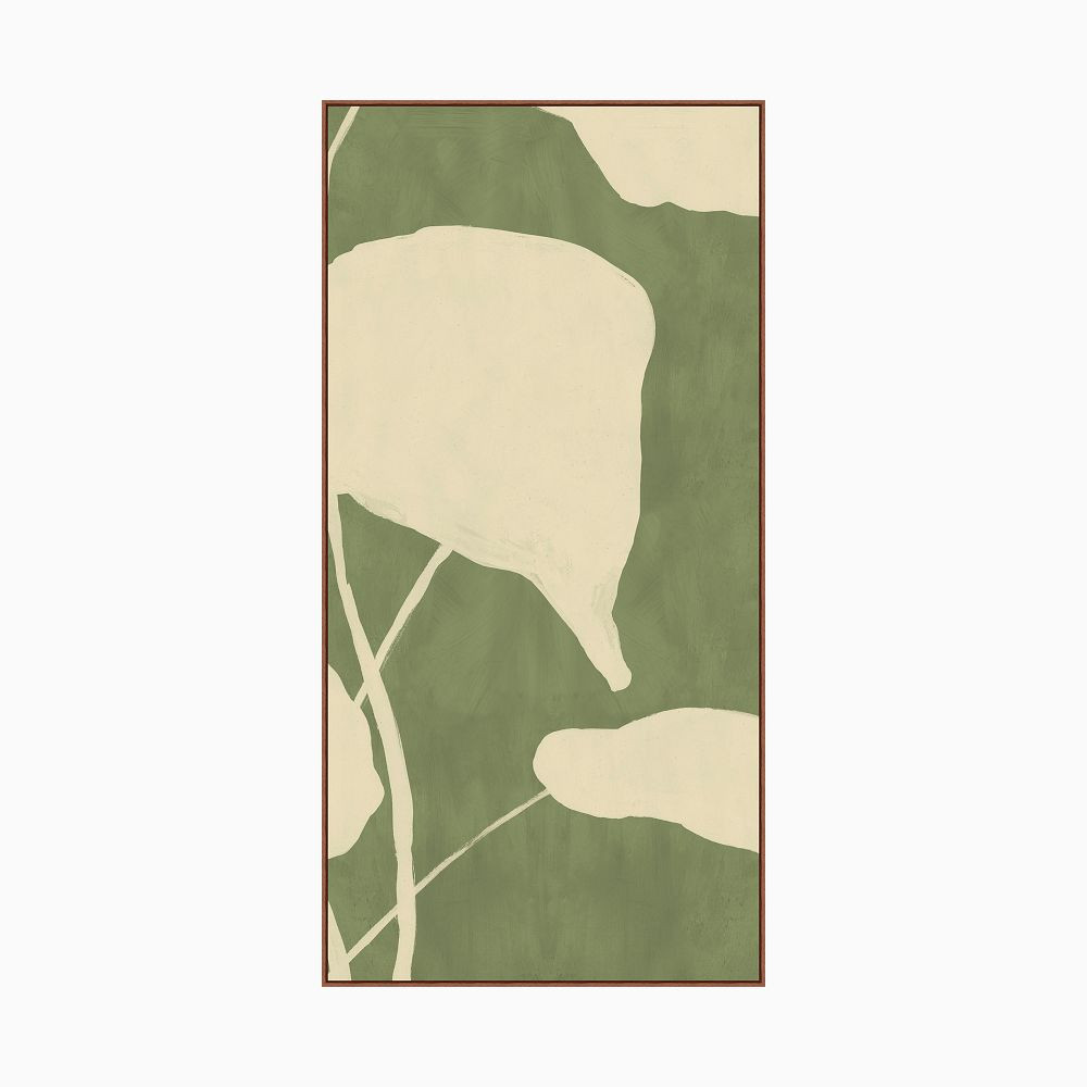 Green & White Flower Wall Art | West Elm (US)