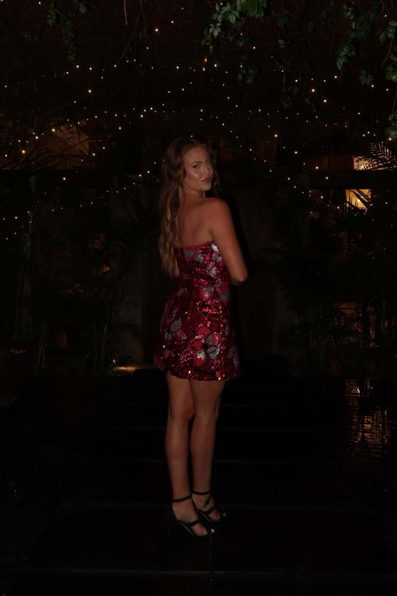Super fun, sparkly dress! It does hurt your underarms after wearing for a little, but lots of compliments! 

#LTKParties