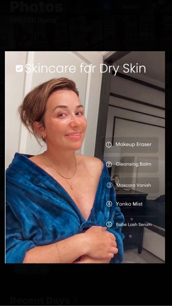 Skincare for Dry Skin 
If you’ve ever felt like your skin drinks moisturizer but still wakes up dry — this routine is for you.

1️⃣ Makeup Eraser – gentle, reusable, and so effective
2️⃣ Cleansing Balm – melts away the day without stripping
3️⃣ Mascara Vanish – because tugging is not it
4️⃣ Yonka Mist – my skin loves this layer of hydration
5️⃣ Babe Lash Serum – because healthy lashes matter too

I lock it all in with a rich cream after misting, and it makes my skin feel like it just had a tall glass of water.

#dryskinroutine #glowingskin #petiteinfluencer #nighttimeroutine #ltkbeauty #softglam

#LTKFindsUnder50 #LTKBeauty #LTKStyleTip