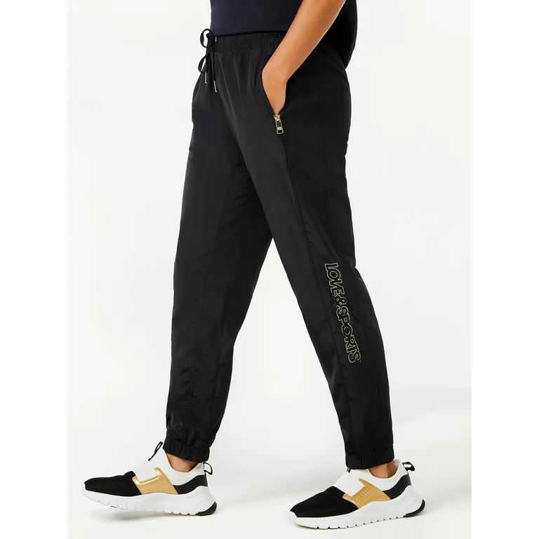 Love & Sports Women's Track Jogger Pants | Walmart (US)