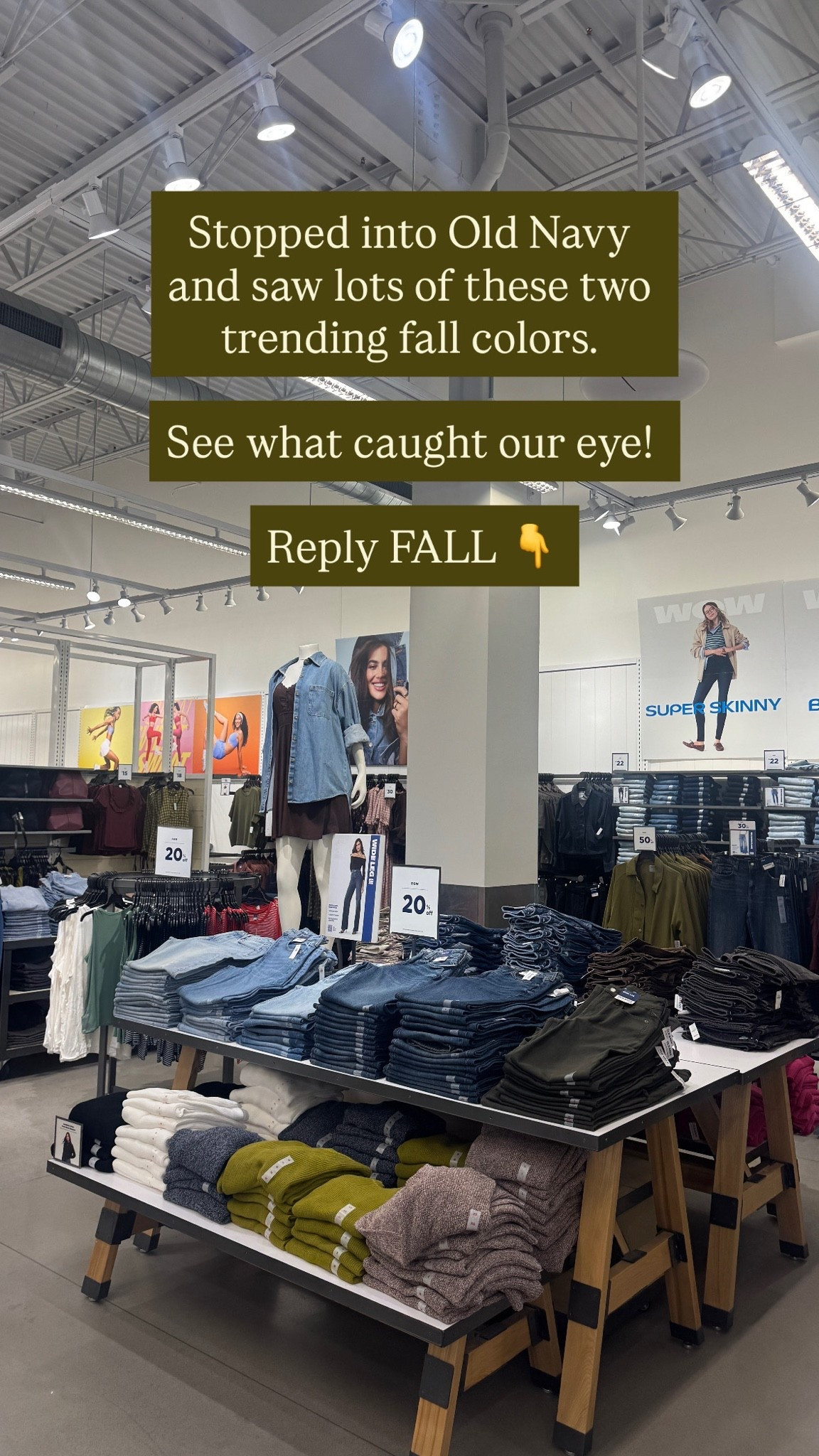 Here’s what caught our eye at old navy today. Lots of brown and green and we love it 😍

#LTKTall #LTKSeasonal