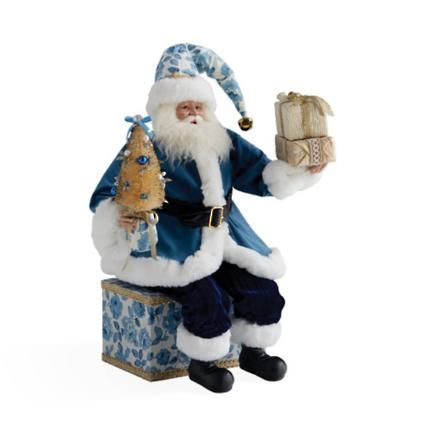 Bleu Heirloom Santa | Frontgate | Frontgate