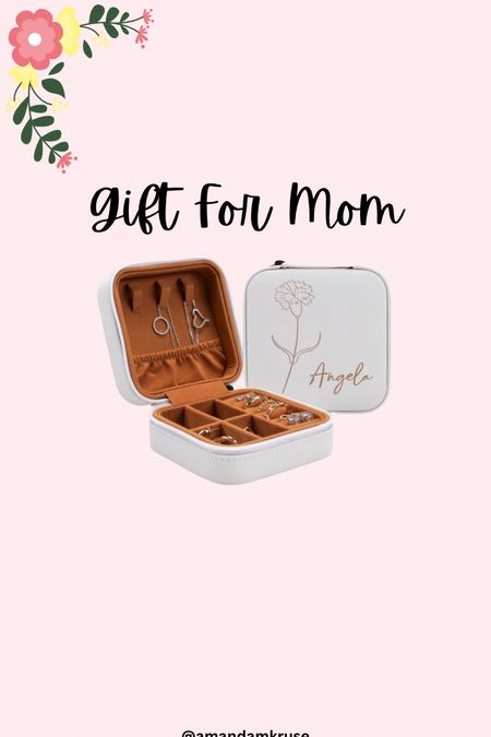 Mother’s Day gift 
Gift for mom 
Travel jewelry box 
Customized gift 
Personalized gift 


#LTKGiftGuide #LTKfindsunder50