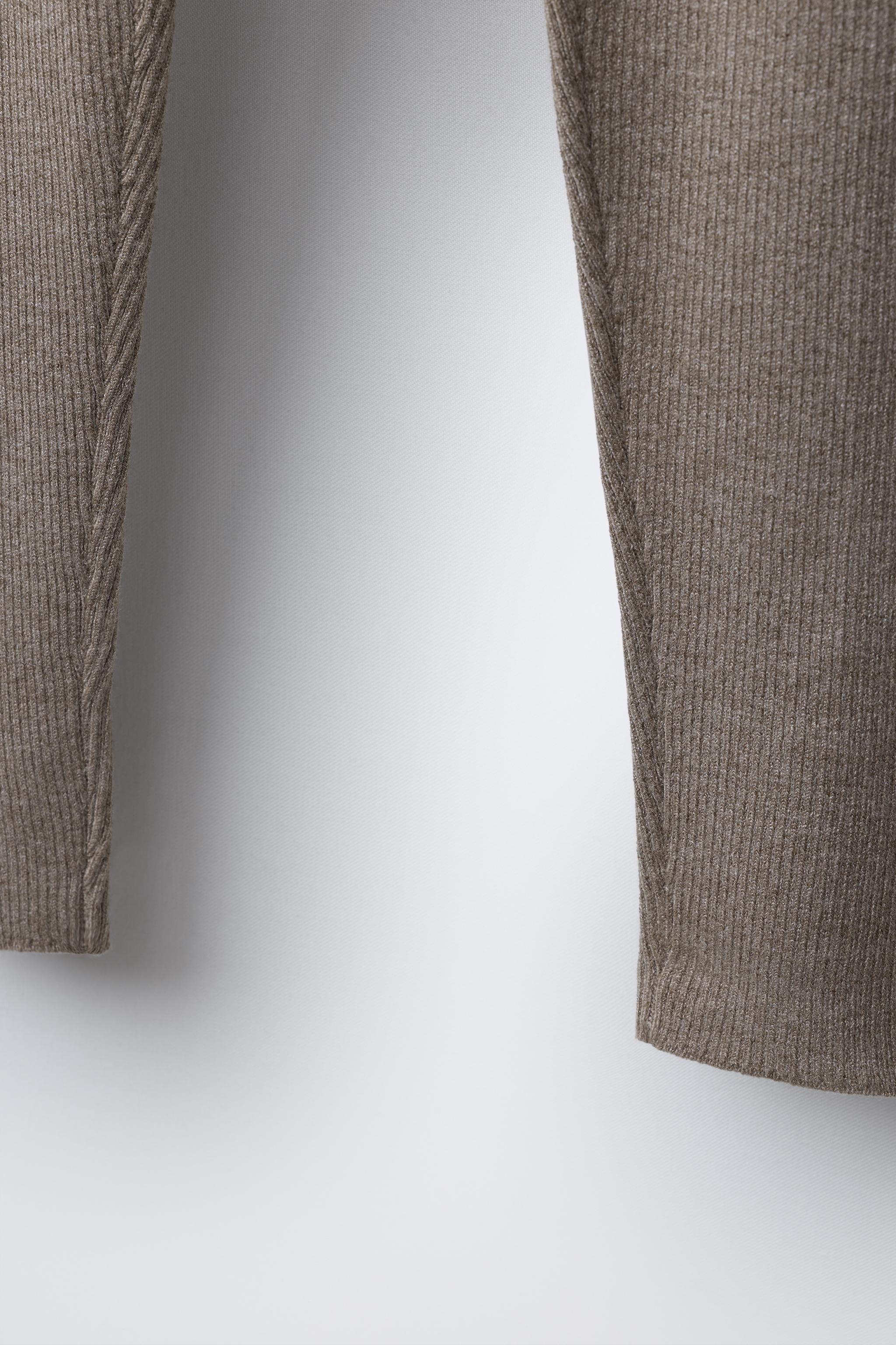 RIBBED KNIT LEGGINGS | Zara UK