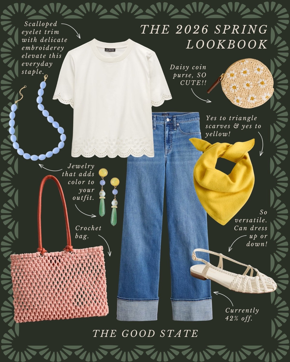 This month I fully lean into springtime outfits — playful patterns, bright colors, and fun layers. The  Farmers Market Club came back in full swing, reminding us the beauty of spring and to embrace the warm sunshiny days☀️ We brought our favorite woven bag, tied with a silk scarf to match our whimsical outfit for slow mornings at the farmers market. The Garden Club girlies welcomed us with fresh picked flowers and pastries to enjoy as we felt the nice, evening spring breeze. We fully embraced the fun and brights colors of spring including strawberry red🍓 and sunshiny yellow! Obsessing over everything floral and jelly sandals (yes they are back👏🏼) to play into our chic springtime looks. Still loving gingham and lace trim — oh and I can’t forget scalloped, eyelet details! This is was the month of slowing down and romanticizing every detail of life. Soaking up every warm sunny day, looking for the prettiest blooming flowers, and the best produce picked. Here’s to choosing all the bright and fun colors and enjoying every moment of these beautiful days. March you were good to us, can’t wait to see what April brings🍉🌸🌈

#LTKSaleAlert #LTKootd #LTKActive