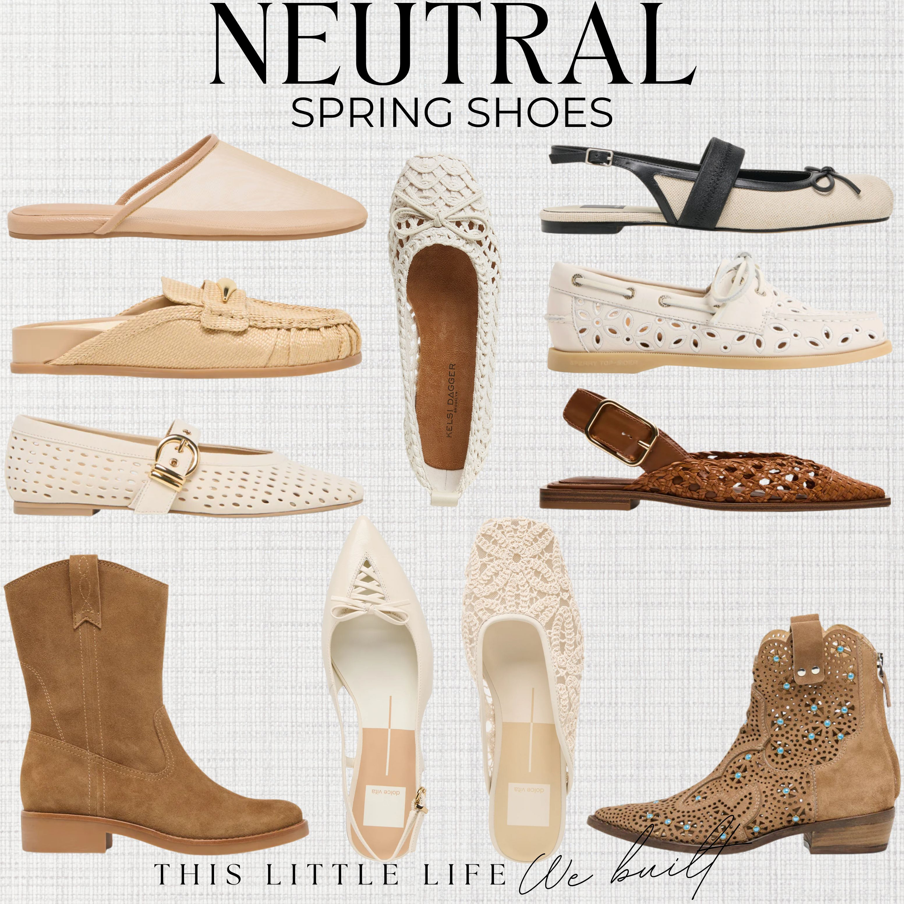 Neutral Sandals and Shoes!
Spring Sandals / Spring Flats / Spring Boots / Ballet Flats / Neutral Mules / Trendy Shoes / Spring Outfits / Spring Fashion / Neutral Wardrobe 

 #LTKootd #LTKSeasonal