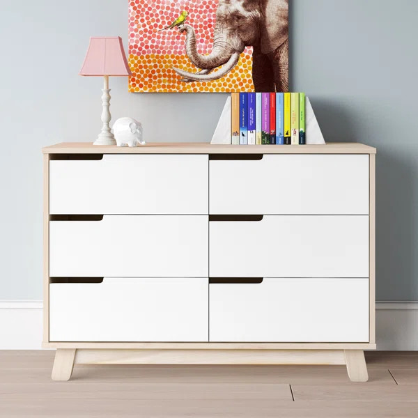 Hudson 6 Drawer Double Dresser | Wayfair North America
