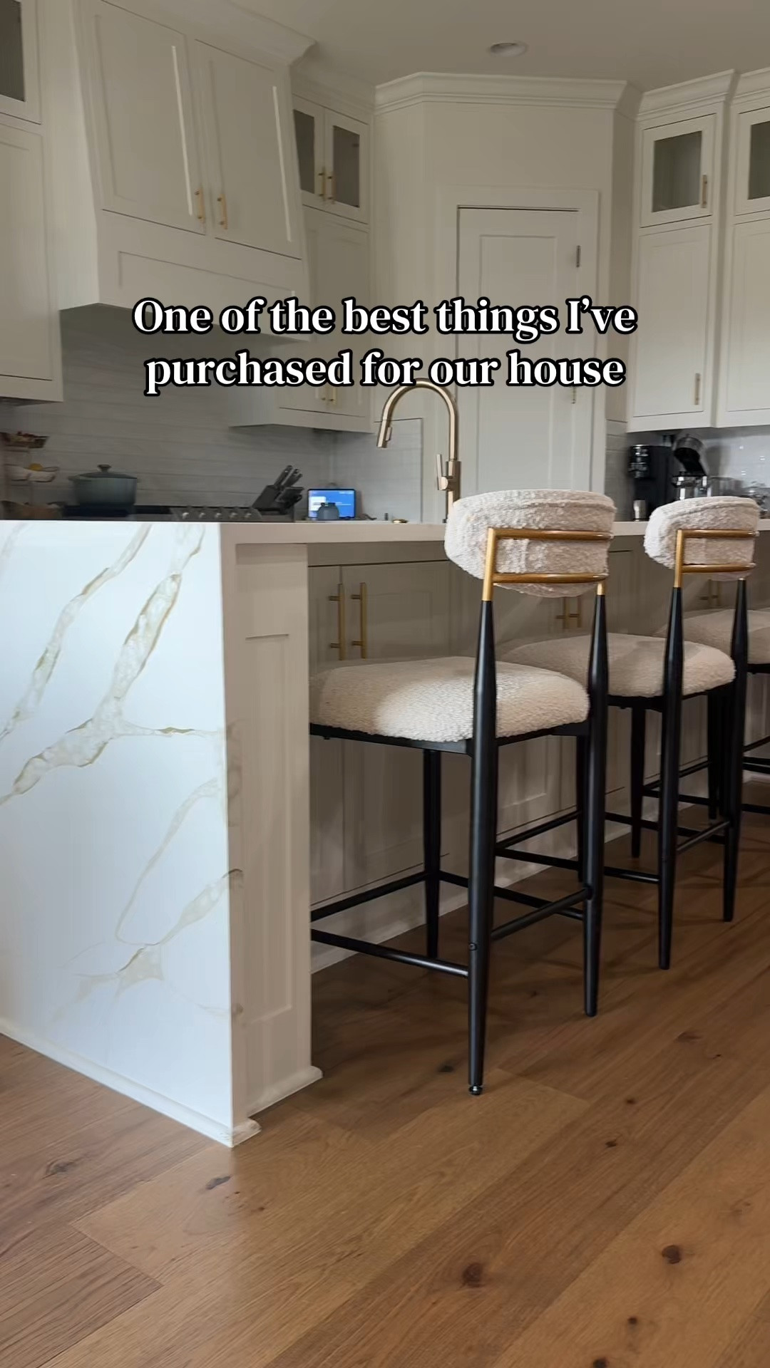 How we styled our kitchen counterstools 🤍 These are the perfect Arhaus Jagger stool look for less — same elevated, organic feel without the splurge. Sharing how we styled them and linking everything here!

#LTKSaleAlert #LTKHome