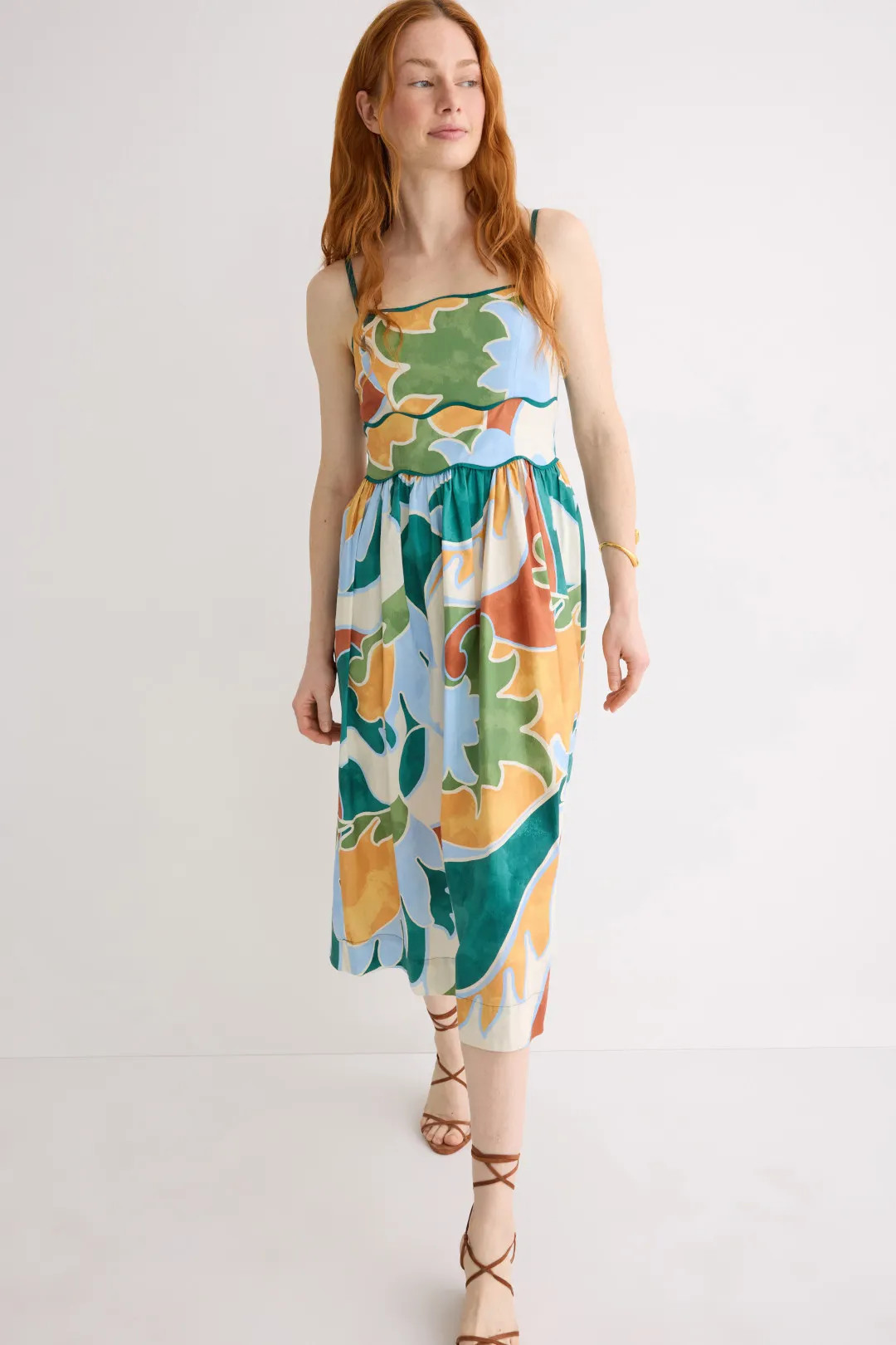 Abstract MIdi Dress | Rent the Runway