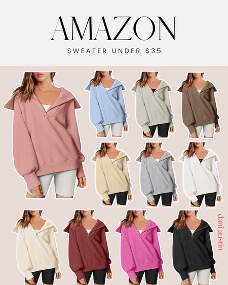 Amazon zip sweater for fall under $35!!

#LTKfindsunder100 #LTKSeasonal #LTKfindsunder50