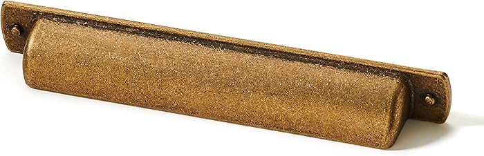 khtumeware 10 Pack 5"(128mm) Vintage Drawer Pulls Antique Brass Cabinet Bin Cup Pulls Kitchen Har... | Amazon (US)