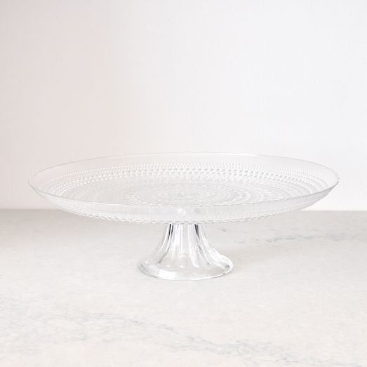 Jupiter Beaded Glass Cake Stand | West Elm (US)